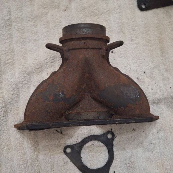 1998‎ Polaris 600 Y Pipe Exhaust Manifold OEM Pre Owned Snowmobile Sled - Picture 5 of 6